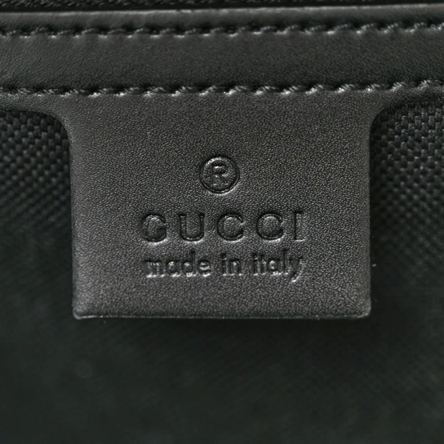 Gucci Large Carry-On Duffle Bag Black/Grey Soft GG Supreme Monogram Canvas & Appia Calfskin Leather
