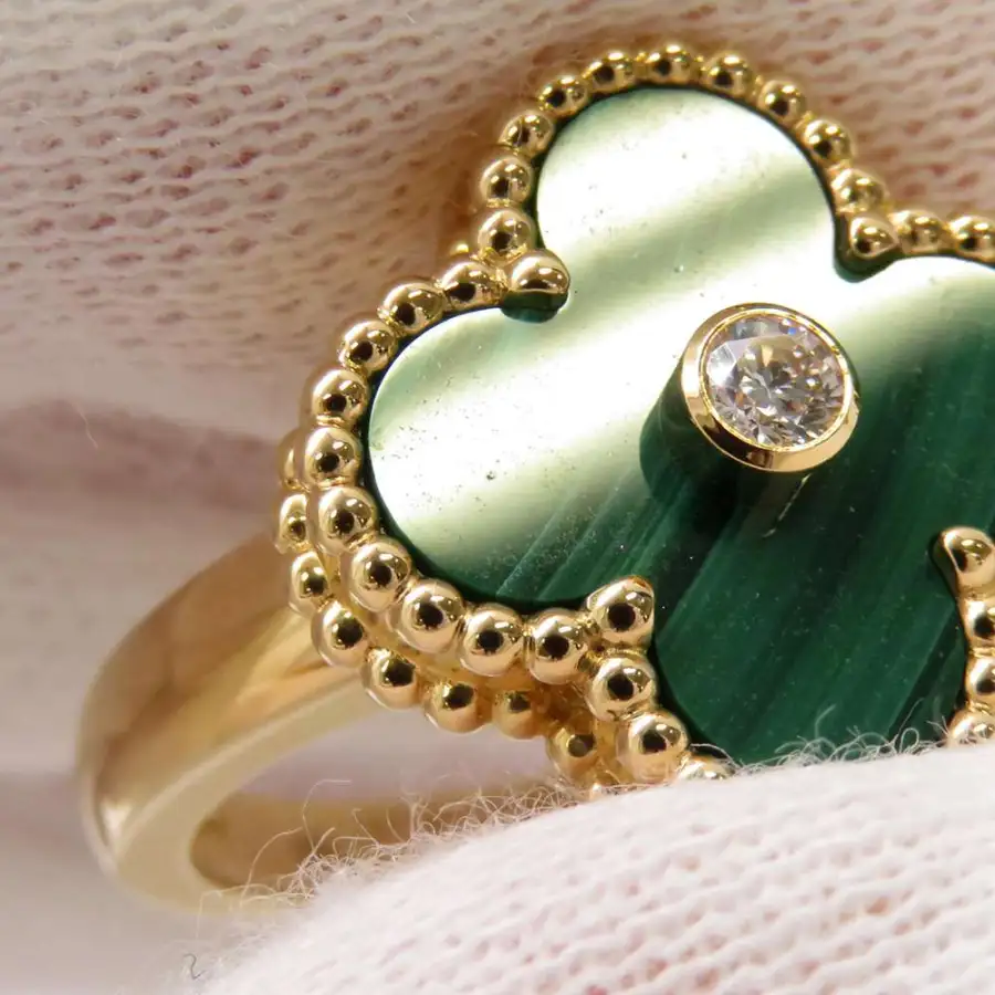 Van Cleef & Arpels Vintage Alhambra Ring Size 49/#9