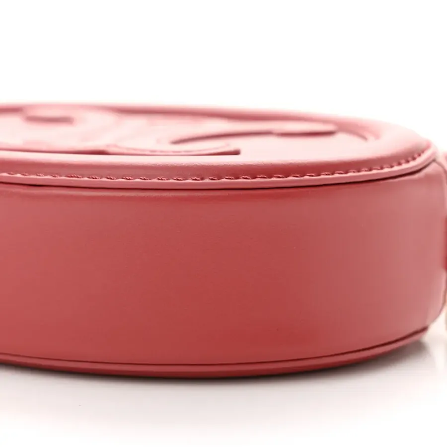 Celine Small Cuir Triomphe Oval Purse Crossbody Lipstick Smooth Calfskin Leather