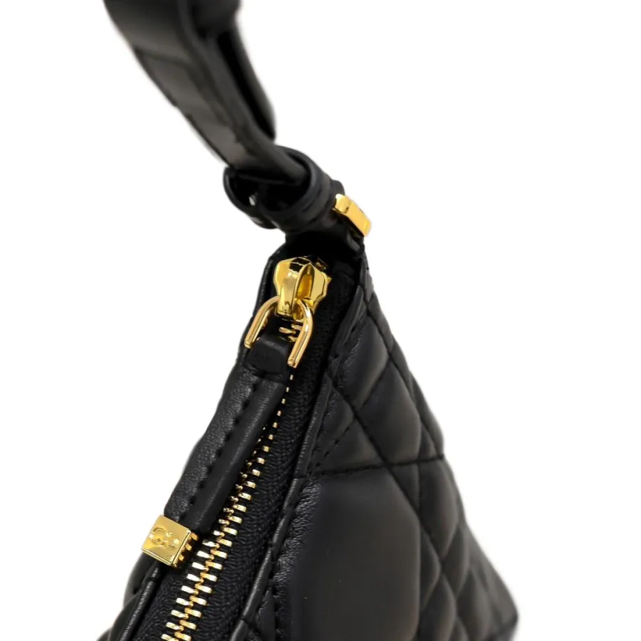 Dior Miss Caro Cigale Mini Bag In Black Macrocannage Lambskin Gold Hardware