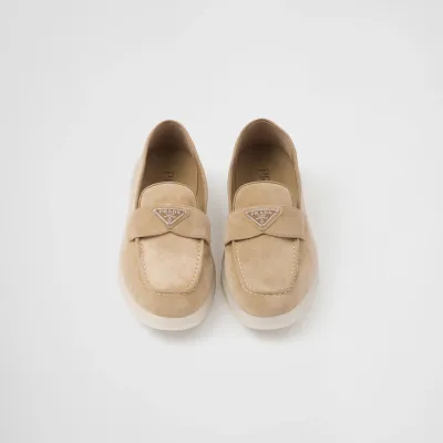 PRADA Hazel leather loafers