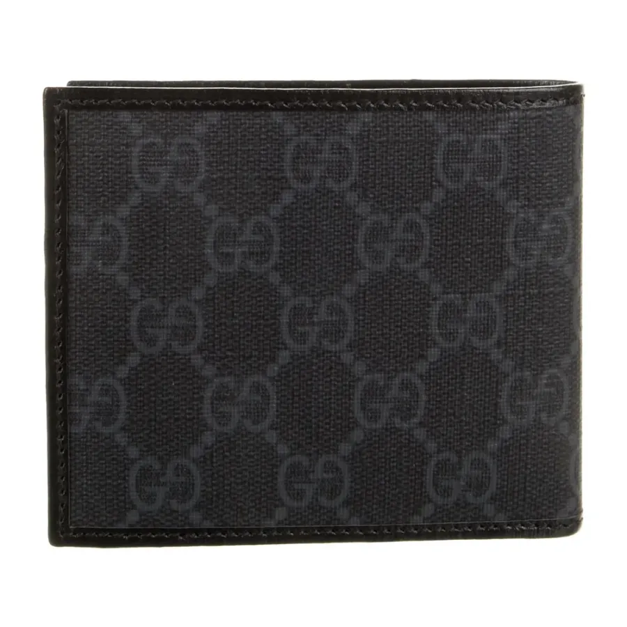 Gucci Small Bifold Wallet Black GG Canvas