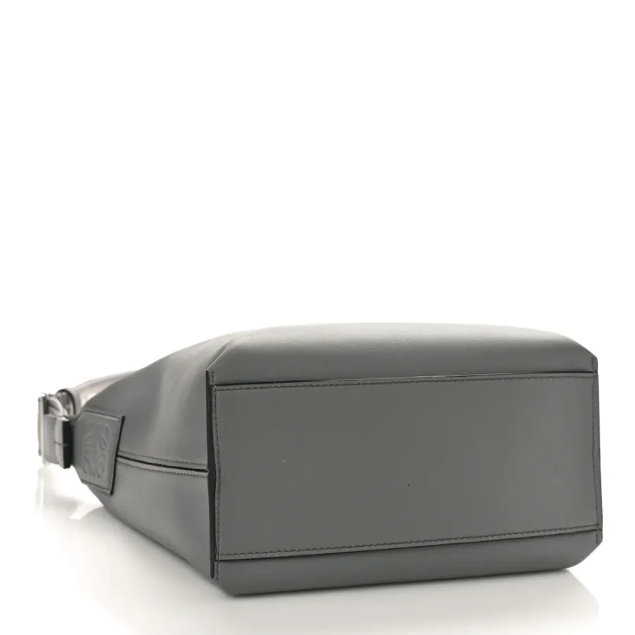 Loewe Cubi Crossbody Bag Small Asphalt Grey Jacquard Supple Smooth Calfskin Leather