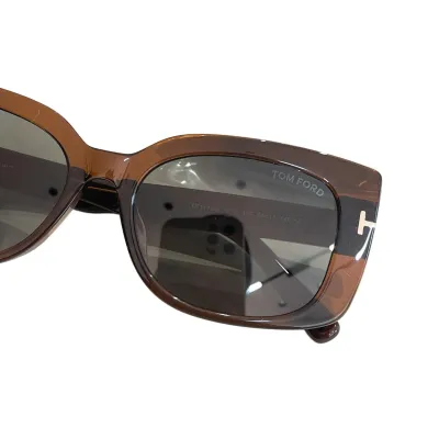 Tom Ford glasses brown/grey/black color Size 54口17-140