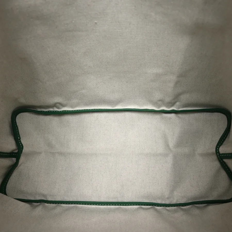 Goyard Saint Louis Tote PM Green Goyardine Canvas