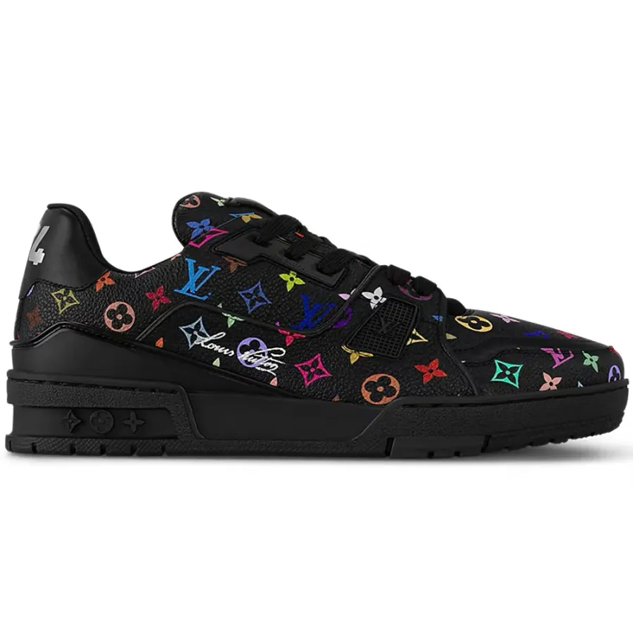Louis Vuitton Black LV patterned sneakers