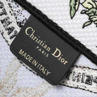 Dior Medium Dior Book Tote Ecru Multicolor 4 Saisons Automne Soleil