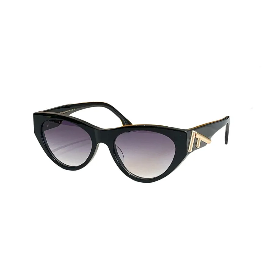 Fendi Cat Eye glasses silver/gold/black silver/black gold/leopard/brown leopard/rust/eggplant color Size 55口19-140