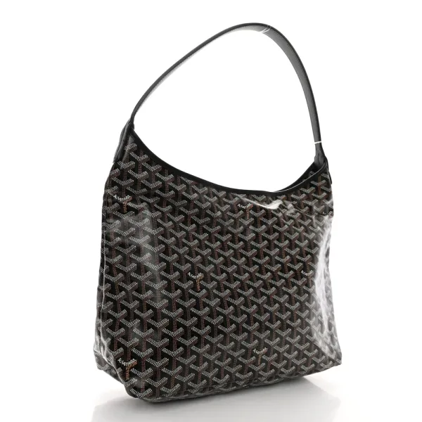 Goyard Boheme Hobo PM Black Goyardine Canvas - Image 3