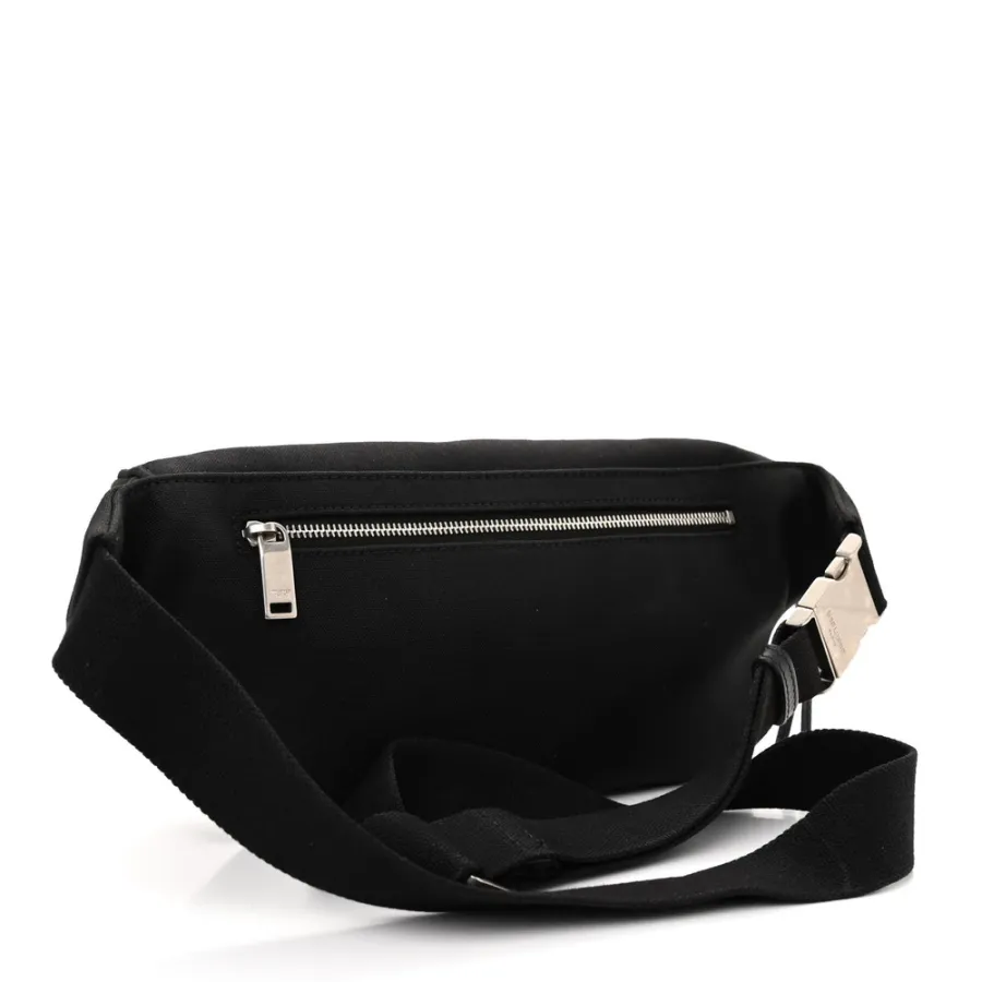 Saint Laurent Small Belt Bag Black Classic Canvas