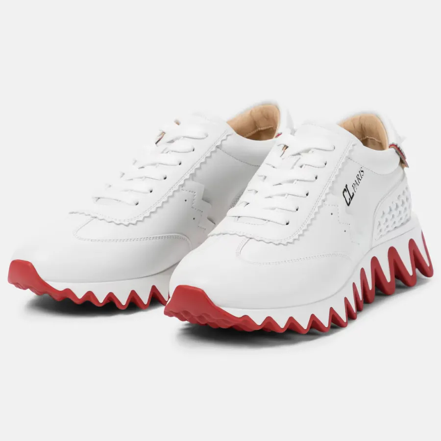 Christian Louboutin White and red sneakers