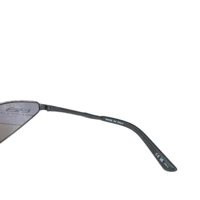 Balenciaga glasses black/black silver/silver/mirrored black color Size 58口18-140