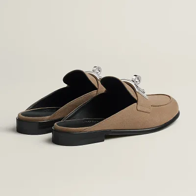 HERMES Iota Mule Beige color Slippers