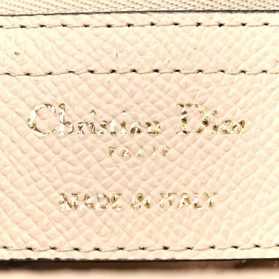 Dior Medium Saddle Bag With Strap Hazelnut Grained Calfskin Leather Gold Hardware