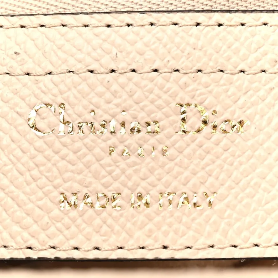 Dior Medium Saddle Bag With Strap Hazelnut Grained Calfskin Leather Gold Hardware