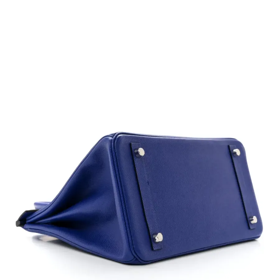 Hermès Birkin 30 Bleu Electrique Epsom Leather Palladium Hardware