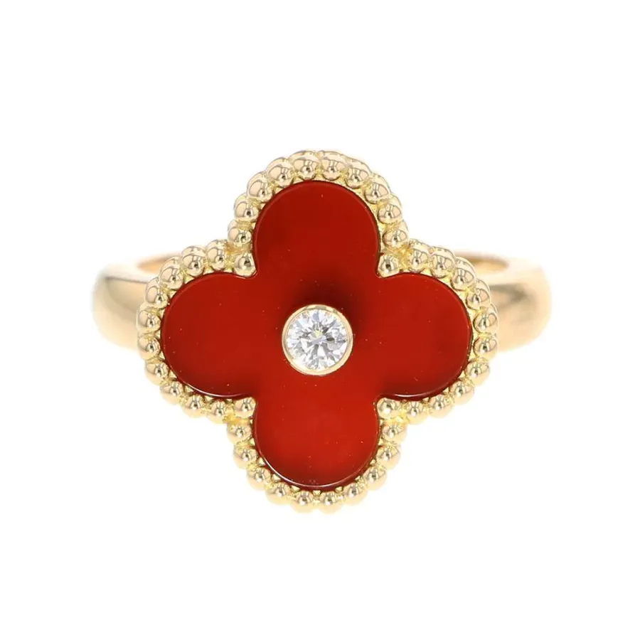 Van Cleef & Arpels Vintage Alhambra Ring Size 49/#9