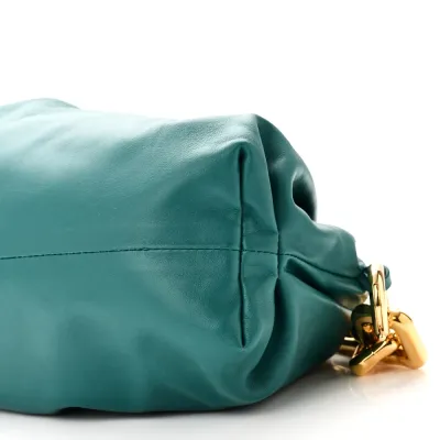 Bottega Veneta Medium The Pouch Chain Mallard Calfskin Leather