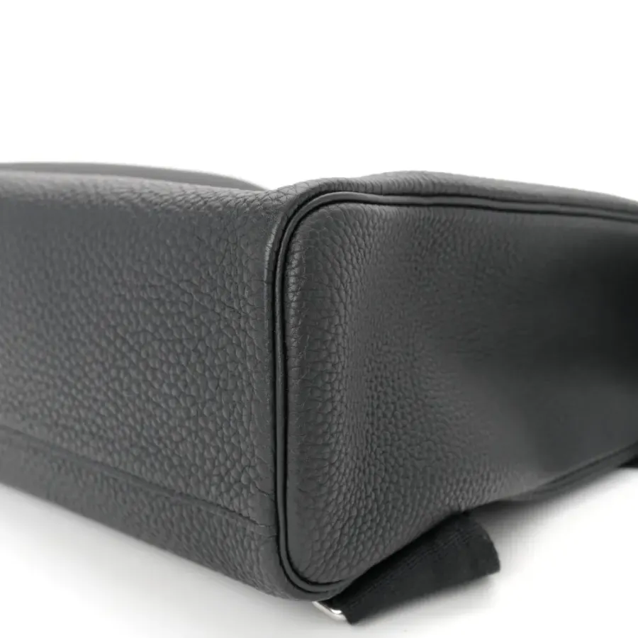 Hermès HAC à Dos GM Backpack Black Togo Leather Palladium Hardware