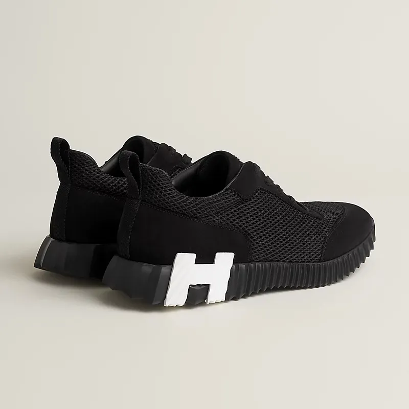 HERMES black Sneakers Bouncing Sports Shoes