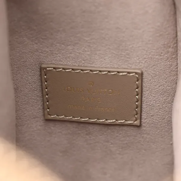 Louis Vuitton Side Trunk MM Taupe Calfskin Leather Gold Hardware - Image 2