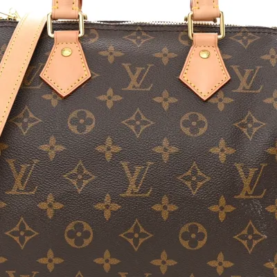 Louis Vuitton Speedy Bandouliere 25 Monogram Canvas Gold Hardware