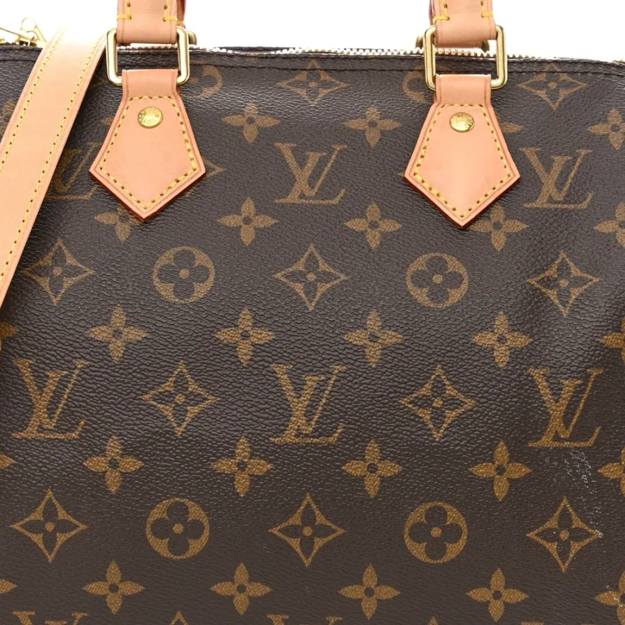 Louis Vuitton Speedy Bandouliere 25 Monogram Canvas Gold Hardware