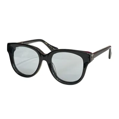 Cartier Boston frame glasses black gold/leopard/blue/black silver/white/leopard brown color Size 55口19-140