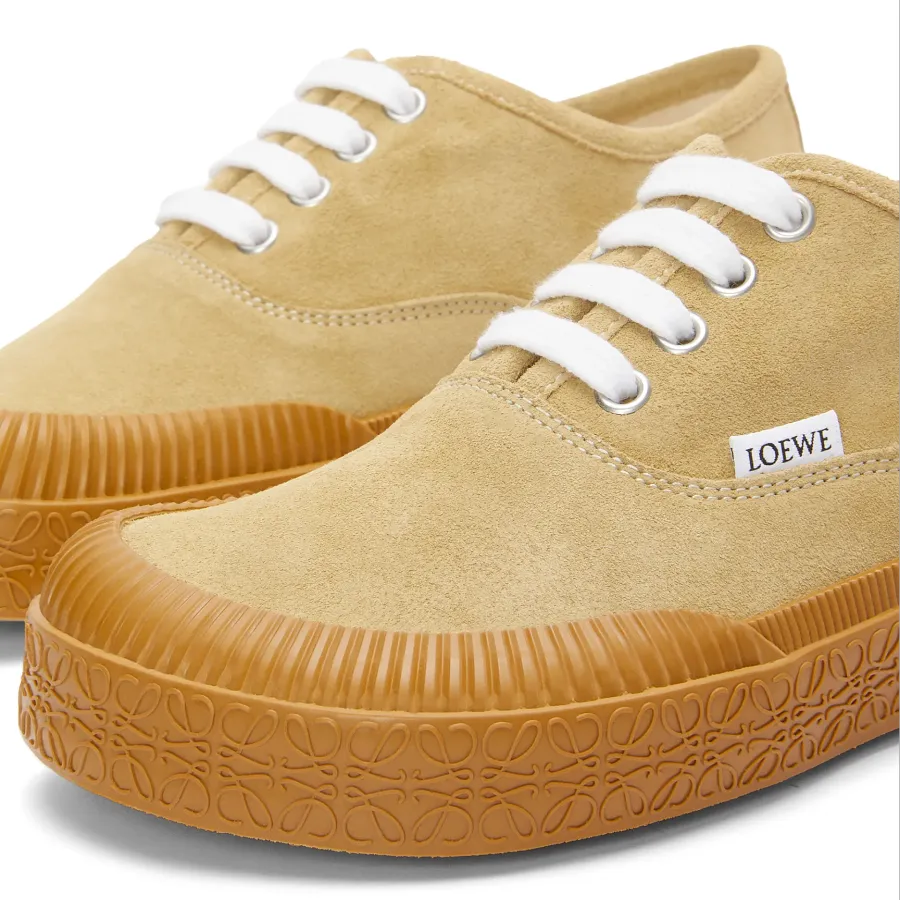 LOEWE Suede Terra Vulca lace-up sneakers