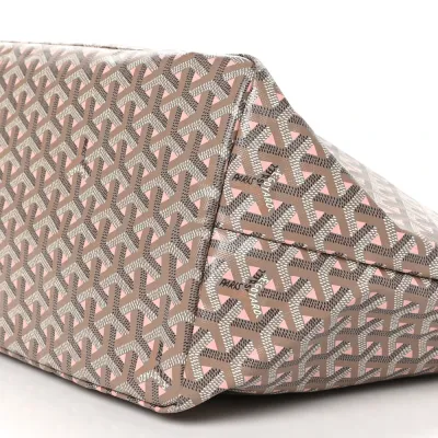 Goyard Saint Louis Claire Voie GM Grege / Powder Pink Goyardine Canvas