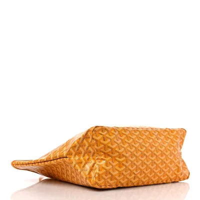 Goyard Saint Louis Tote PM Yellow Goyardine Canvas