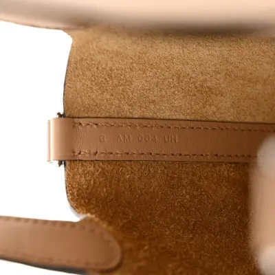 Hermès Micro Lucky Daisy Picotin Lock Chai/Rose/White Swift Leather Palladium Silver Hardware