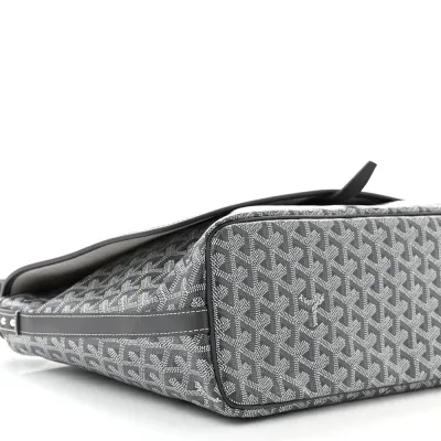 Goyard Medium Capetien Messenger Bag Grey Goyardine Canvas