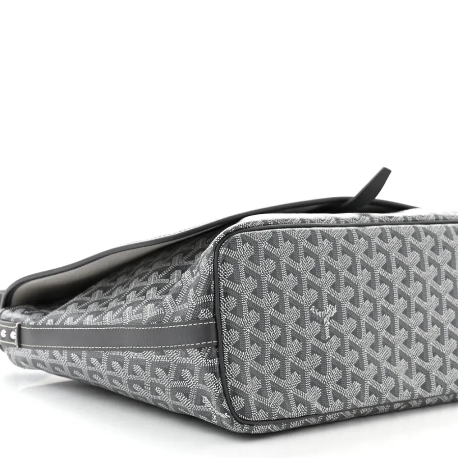 Goyard Medium Capetien Messenger Bag Grey Goyardine Canvas