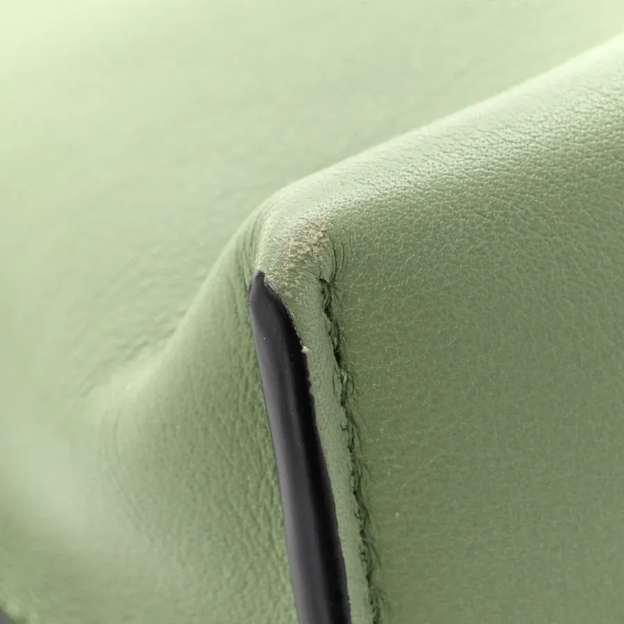 Loewe Flamenco Knot Bag Mini Avocado Calfskin Leather