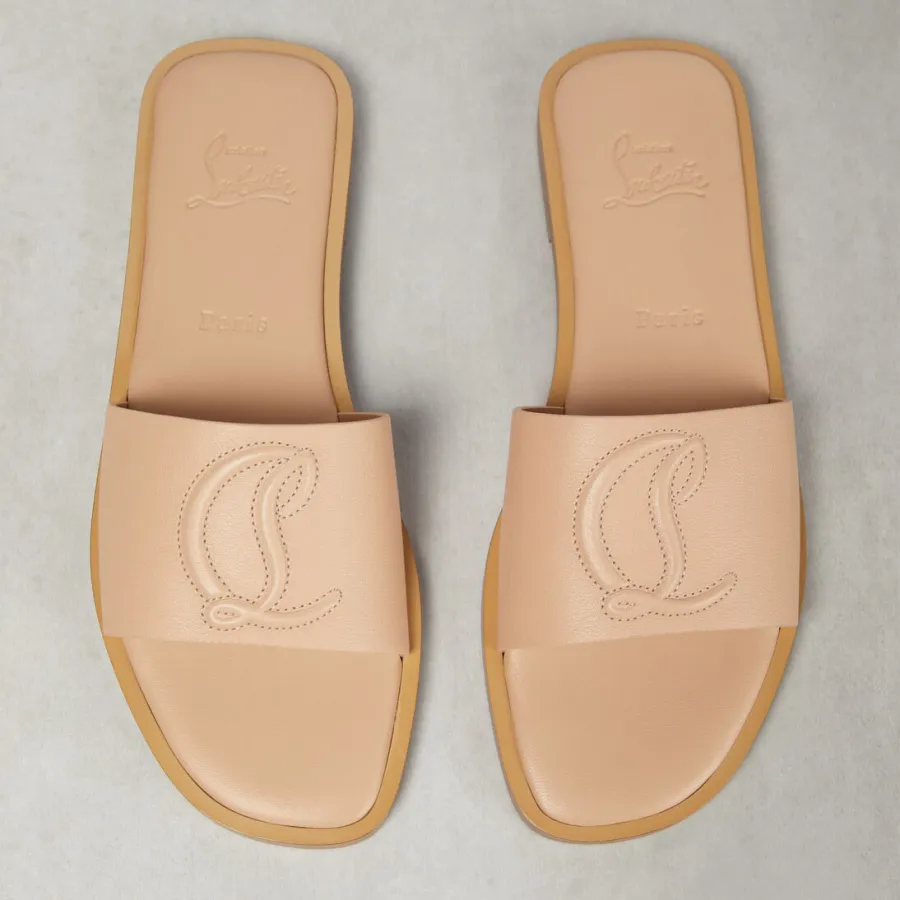 Christian Louboutin Nude flat slipper sandals