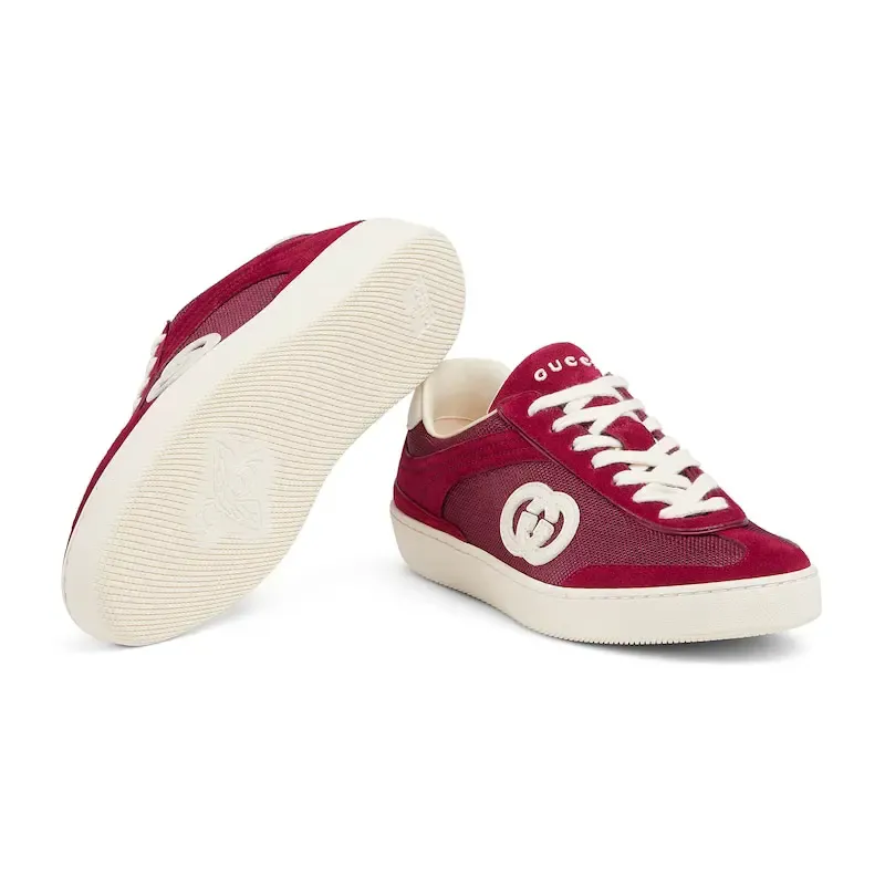 Gucci Ladies' double G sneakers red Sneakers