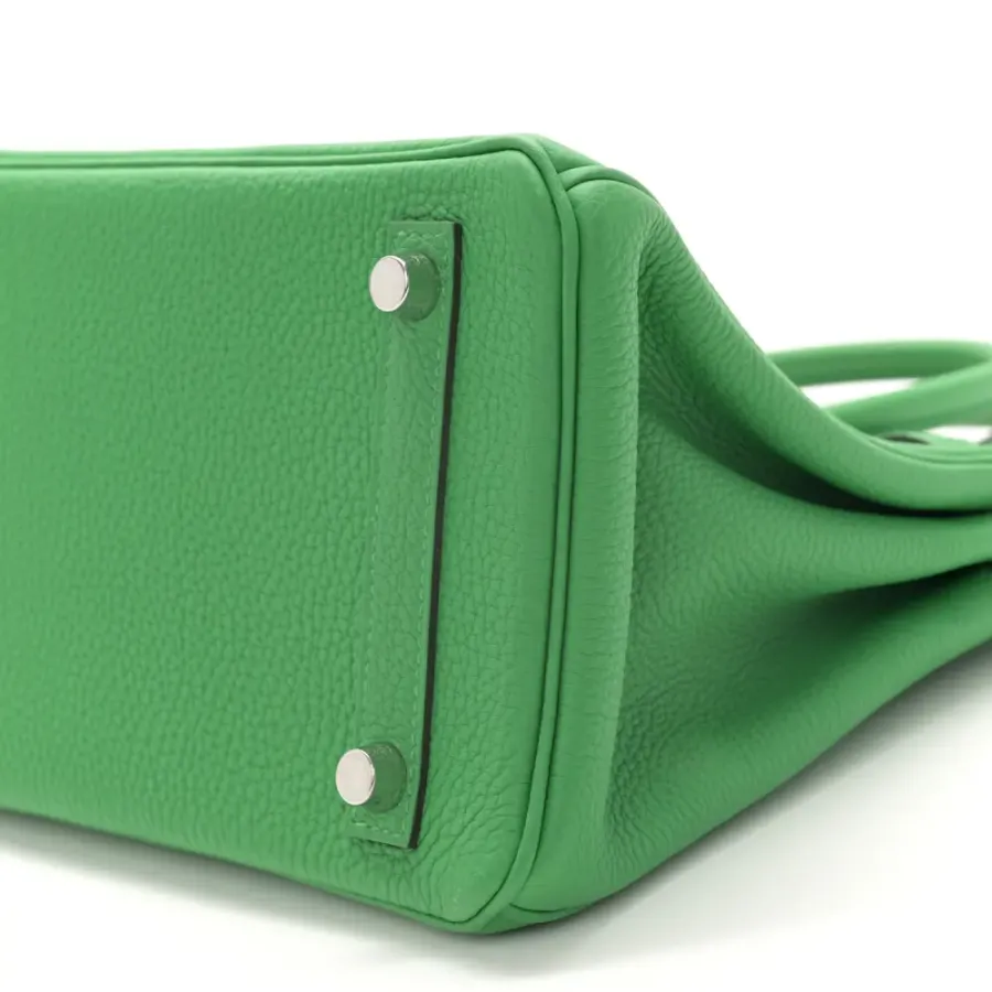 Hermès Verso Birkin 25 Bambou/Caramel Togo Leather Palladium Hardware