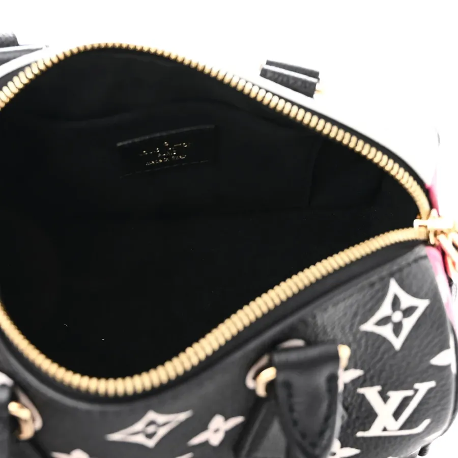 Louis Vuitton Spring in the City Speedy Bandoulière 20 Black/White/Pink Monogram Empreinte Leather