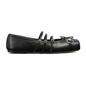 Gucci black Ballet Shoes Flat Shoes