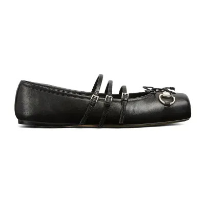 Gucci black Ballet Shoes Flat Shoes