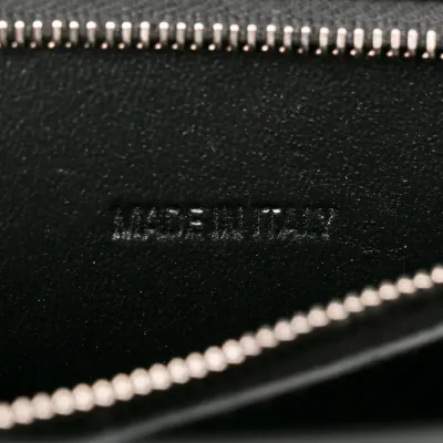 Balenciaga Small Hourglass Top Handle Bag Black/White Smooth Calfskin Leather Spray Polka Dot Silver Hardware