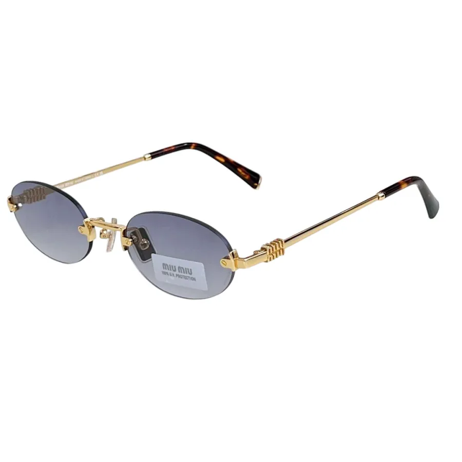 Miu Miu Oval glasses red/black/black gold/pale gold/ash gold/coffee/rust color Size 51口20-130