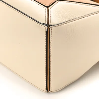 Loewe Puzzle Bag Small Dune Warm Desert Calfskin Leather