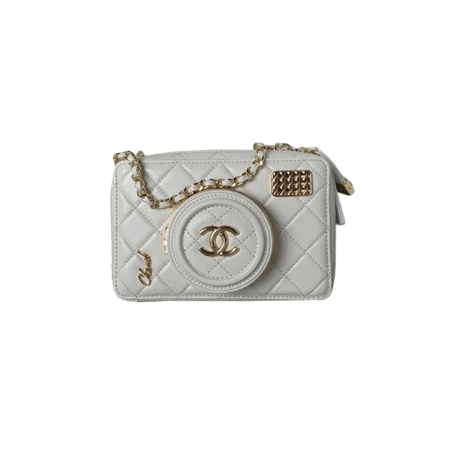 Chanel Camera bag white/black/red/milk tea color Crossbody Bags
