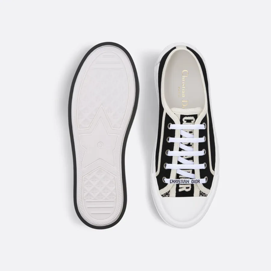 Dior black thick bottom sneakers