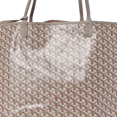 Goyard Saint Louis Claire Voie GM Grege / Powder Pink Goyardine Canvas
