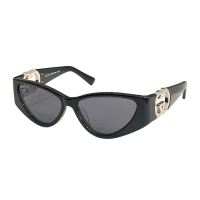 Gucci Cat Eye glasses leopard brown/tawny/white/black gold/black silver/eggplant color Size 55口14-143