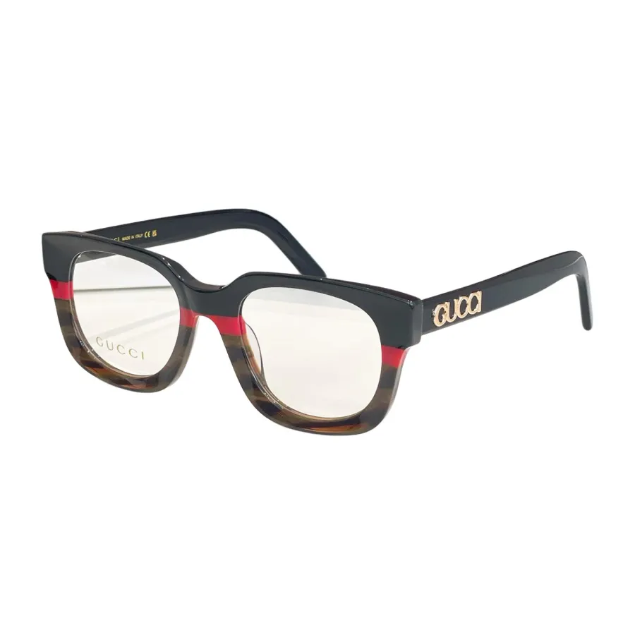 Gucci square frame glasses red black/black pink/leopard black/leopard/black gold/black silver/black color Size 51口22-145