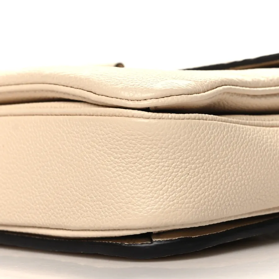 Louis Vuitton Pochette Metis PM Creme Monogram Empreinte Leather Brass Hardware